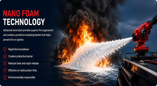 Nano Foam fire suppression technology