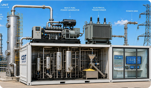 CDT H2S treatment plant site