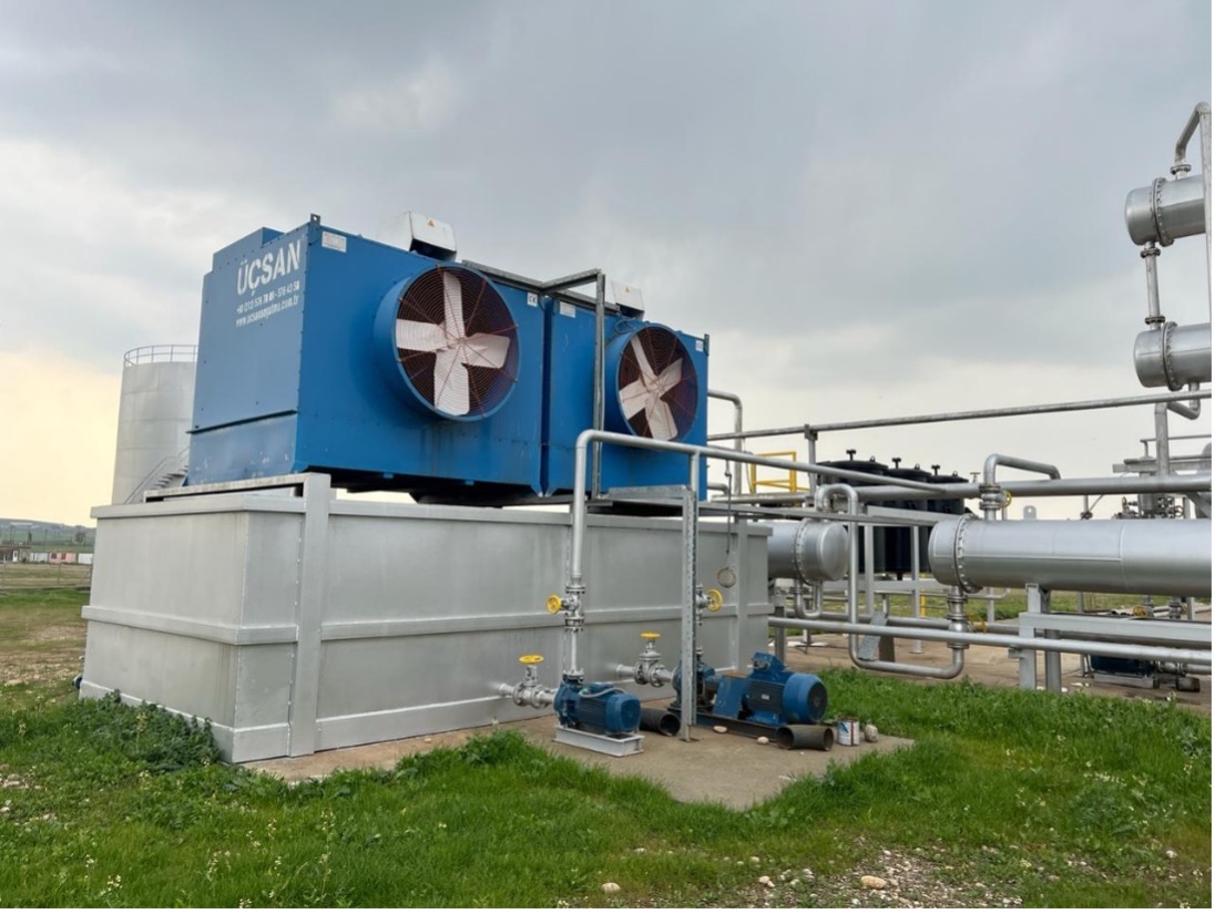 Cooling unit at the Kirkuk refinery facility